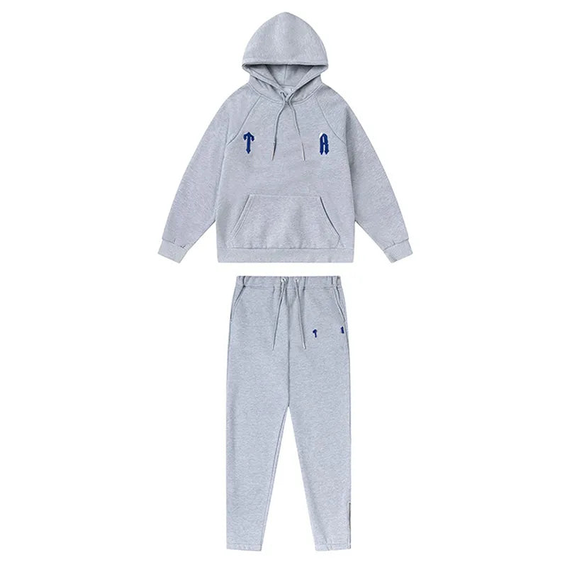 Mens Tracksuits Trousers Shooters Set Designer Hoodies Streetwear Sweatshirts Sports Suit Embroidery Plush Letter Decoration Thick Hoodies Men Pants
