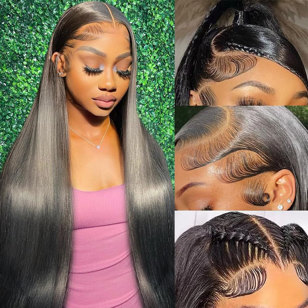 28 Inch13X6 Lace Front Wig Human Hair Straight Wigs Human Hair