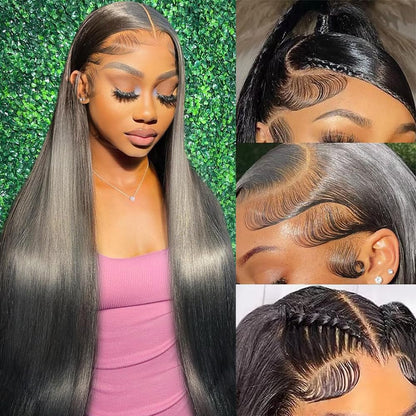28 Inch13X6 Lace Front Wig Human Hair Straight Wigs Human Hair