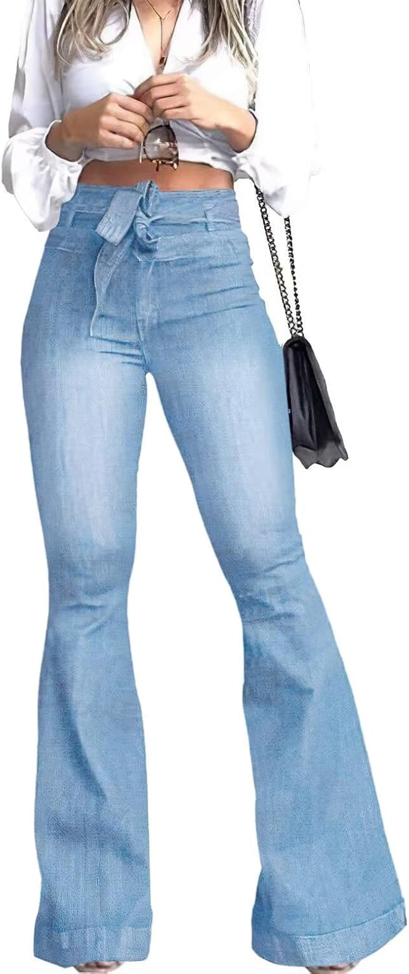 Bell Bottom Jeans for Women High Waisted Flare Jeans for Women Wide Leg Jean Pants