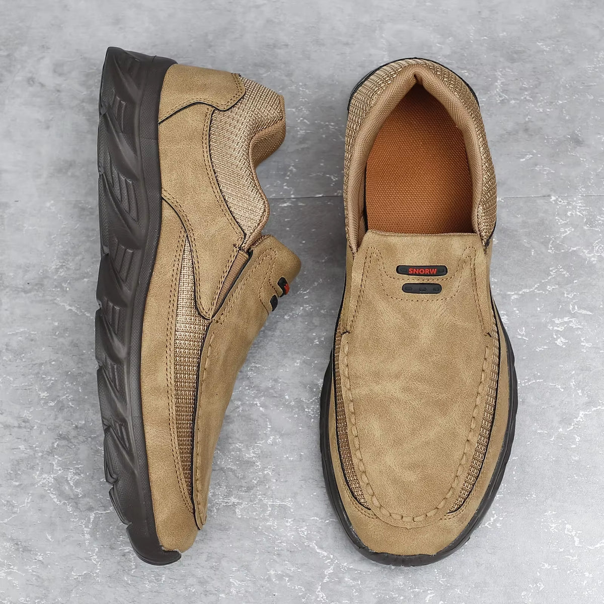 Men Leather Casual Shoes Breathable Loafers Men Sneakers 2024 New Male Comfortable Leather Flat Footwear Sneakers Men Shoes