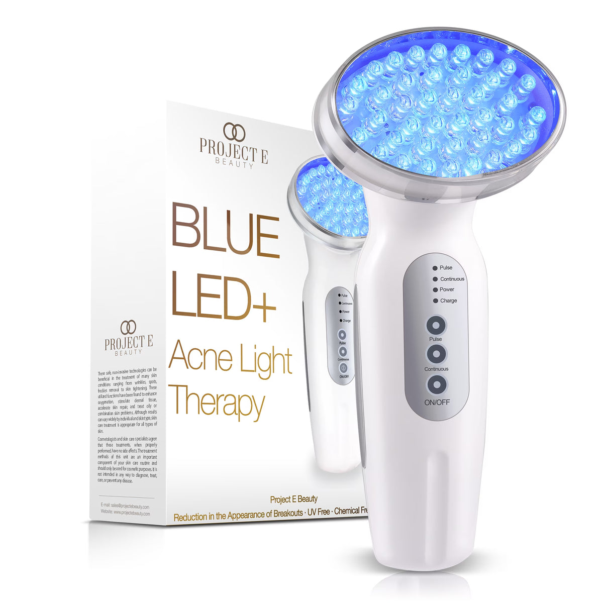 Blue Light Therapy for Acne |Facial Light Therapy Devices for Acne | Anti-Acne Skincare | Reduce Dark Spots &amp; Scars |Remove Blemishes
