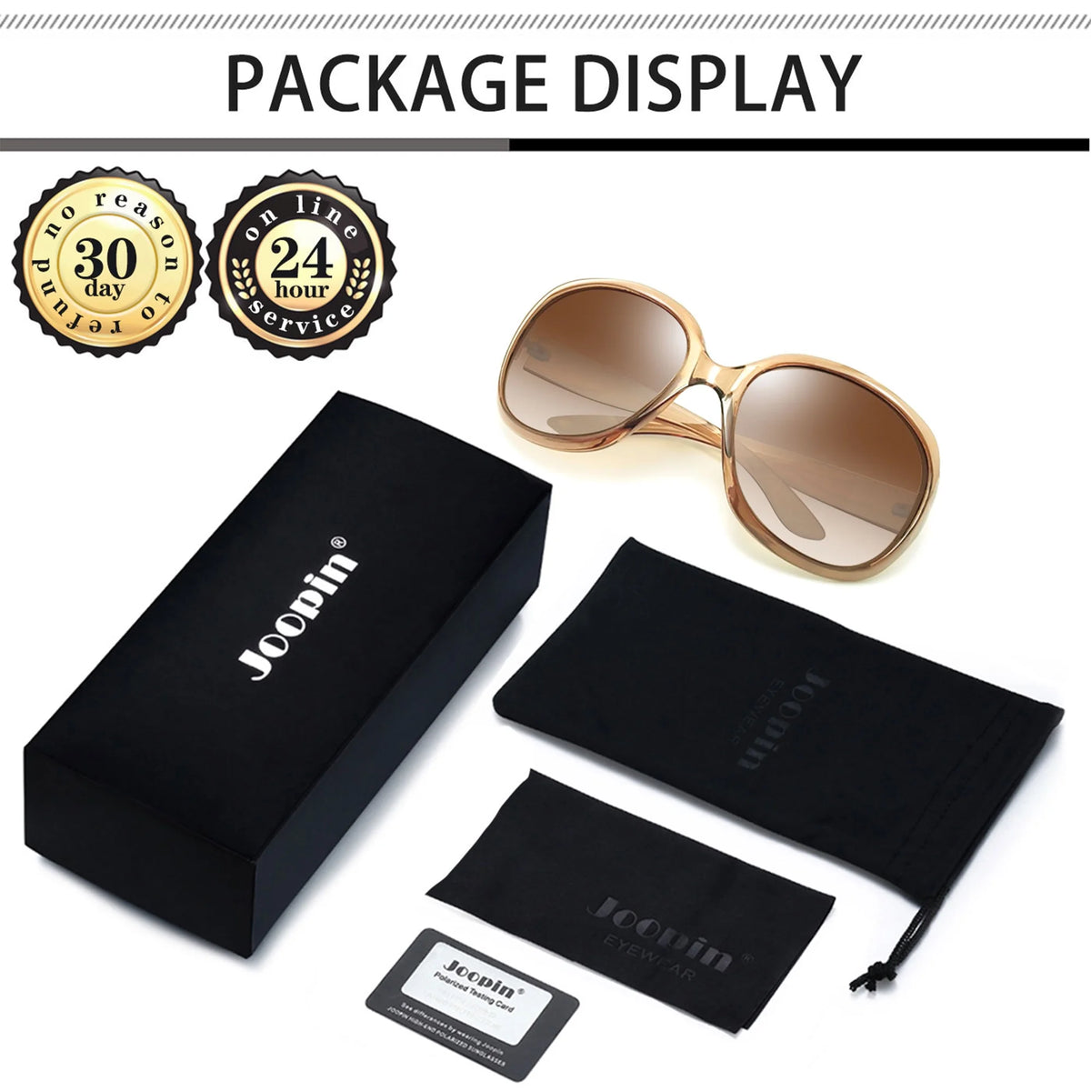 Polarized Sunglasses Womens Trendy Oversized Large Driving Sun Glasses Ladies UV Protective Big Sunnies Shades (Gradient Tea)