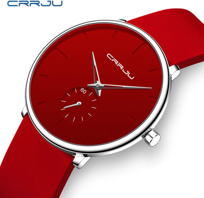 Men’S Women Watch Casual Stylish Waterproof Quartz Unisex Wristwatches, Ultra Thin Watches for Men Women, Colorful Silicone Band