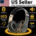 Wireless Headphones Bluetooth Noise Cancelling Stereo Earphones over Ear Headset