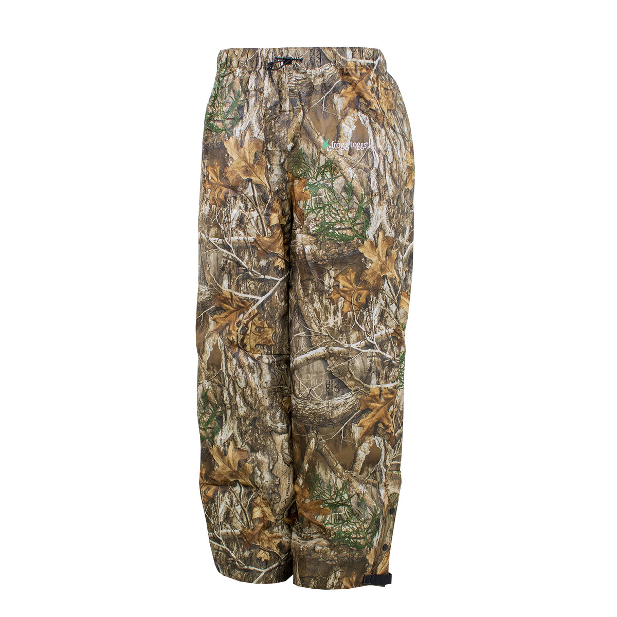 All-Purpose Rain Suit for Men, Waterproof Bi-Laminate Camo Pants &amp; Jacket, Realtree Edge, Size XL/2X