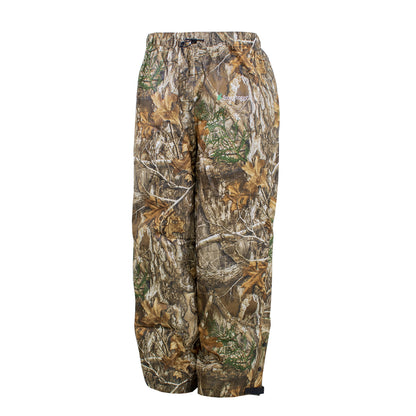 All-Purpose Rain Suit for Men, Waterproof Bi-Laminate Camo Pants &amp; Jacket, Realtree Edge, Size XL/2X