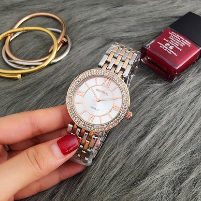 CONTENA Fashion Silver Women Watches Stainless Steel Women&