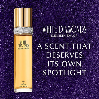White Diamonds Eau De Toilette for Women, 3.3 Fl Oz
