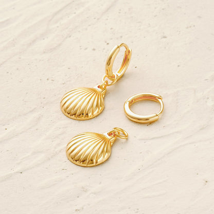 Women Earrings Gold Huggie Hoop Dangle Drop 14K Gold Plated Small Simple Hypoallergenic Everyday Jewelry