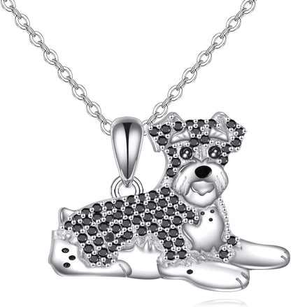 Hammerhead Shark/Phoenix/Goat/Butterfly/Cow/Manta Ray/Red Panda/Hummingbird/Schnauzer Necklace 925 Sterling Silver Animal Jewelry Gifts for Women