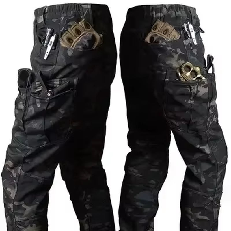 NEW Camo Fleece Warm Sets Winter Soft Shell Tactical Jacket Cargo Pant Outdoor Multi-Pocket Waterproof Hunting Suit