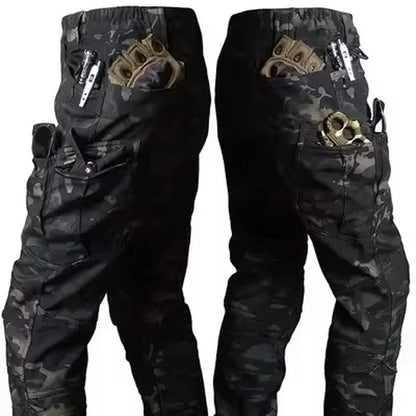 NEW Camo Fleece Warm Sets Winter Soft Shell Tactical Jacket Cargo Pant Outdoor Multi-Pocket Waterproof Hunting Suit