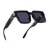 Gold Frame Large Size Sunglasses Men Women Shades Elegant Retro Classic Hip Hop