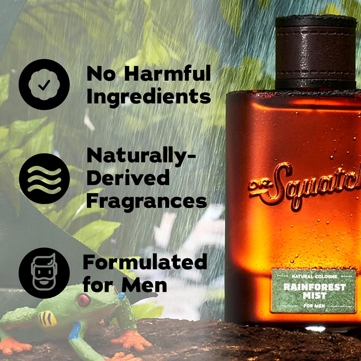 Natural Cologne for Men, Rainforest Mist Men&