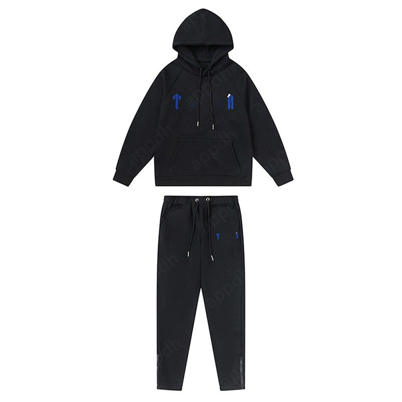 Mens Tracksuits Trousers Shooters Set Designer Hoodies Streetwear Sweatshirts Sports Suit Embroidery Plush Letter Decoration Thick Hoodies Men Pants