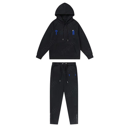 Mens Tracksuits Trousers Shooters Set Designer Hoodies Streetwear Sweatshirts Sports Suit Embroidery Plush Letter Decoration Thick Hoodies Men Pants