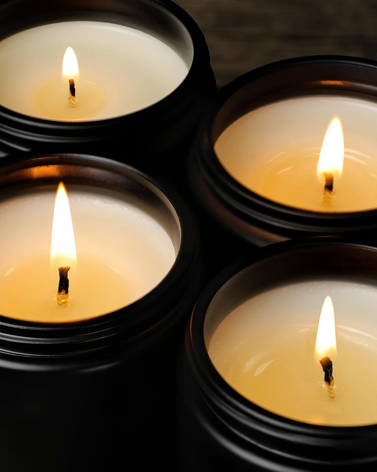 Scented Candles for Men - 4 Pack Candles for Home Scented