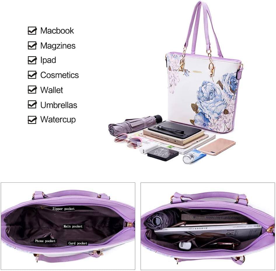 Designer Purses and Handbags for Women Satchel Shoulder Bag Tote Top Handle Bag