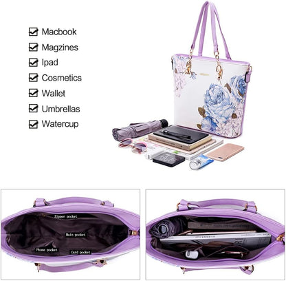 Designer Purses and Handbags for Women Satchel Shoulder Bag Tote Top Handle Bag