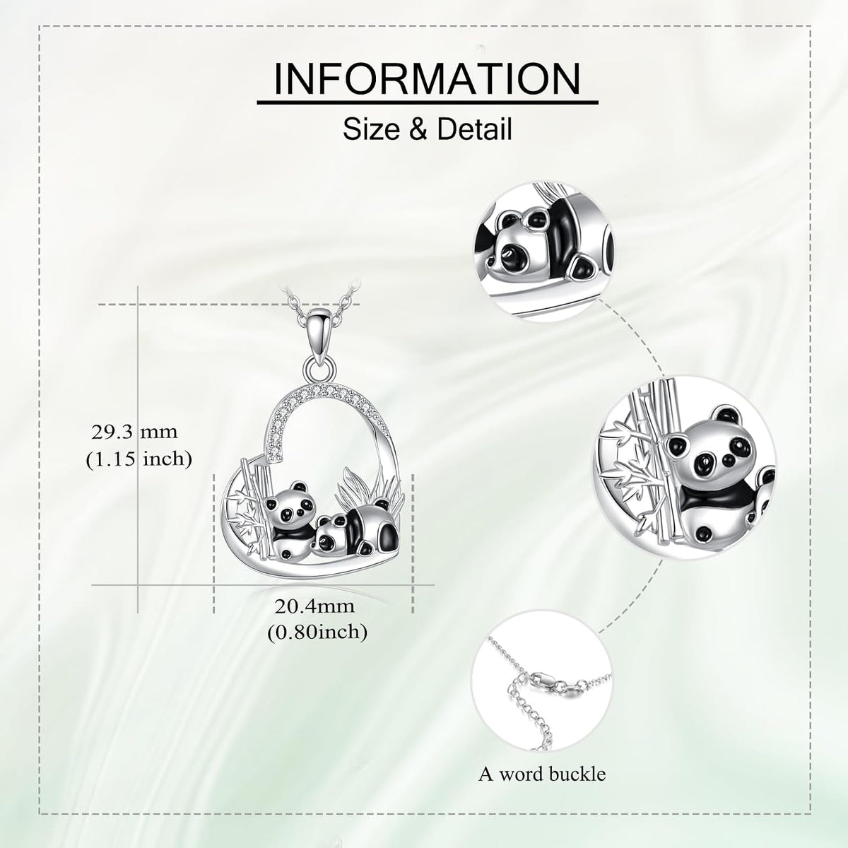 Bearded Dragon/Manatee/Lion/Possum/Mermaid/Bee/Wolf/Horseshoe/Mama Bear/Highland Cow/Guinea Pig/Panda 925 Sterling Silver Jewelry Gifts for Women