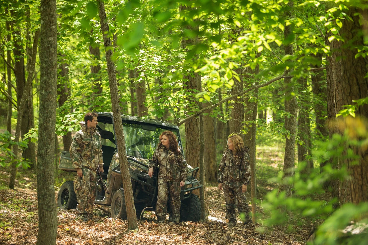 All-Purpose Rain Suit for Men, Waterproof Bi-Laminate Camo Pants &amp; Jacket, Realtree Edge, Size XL/2X