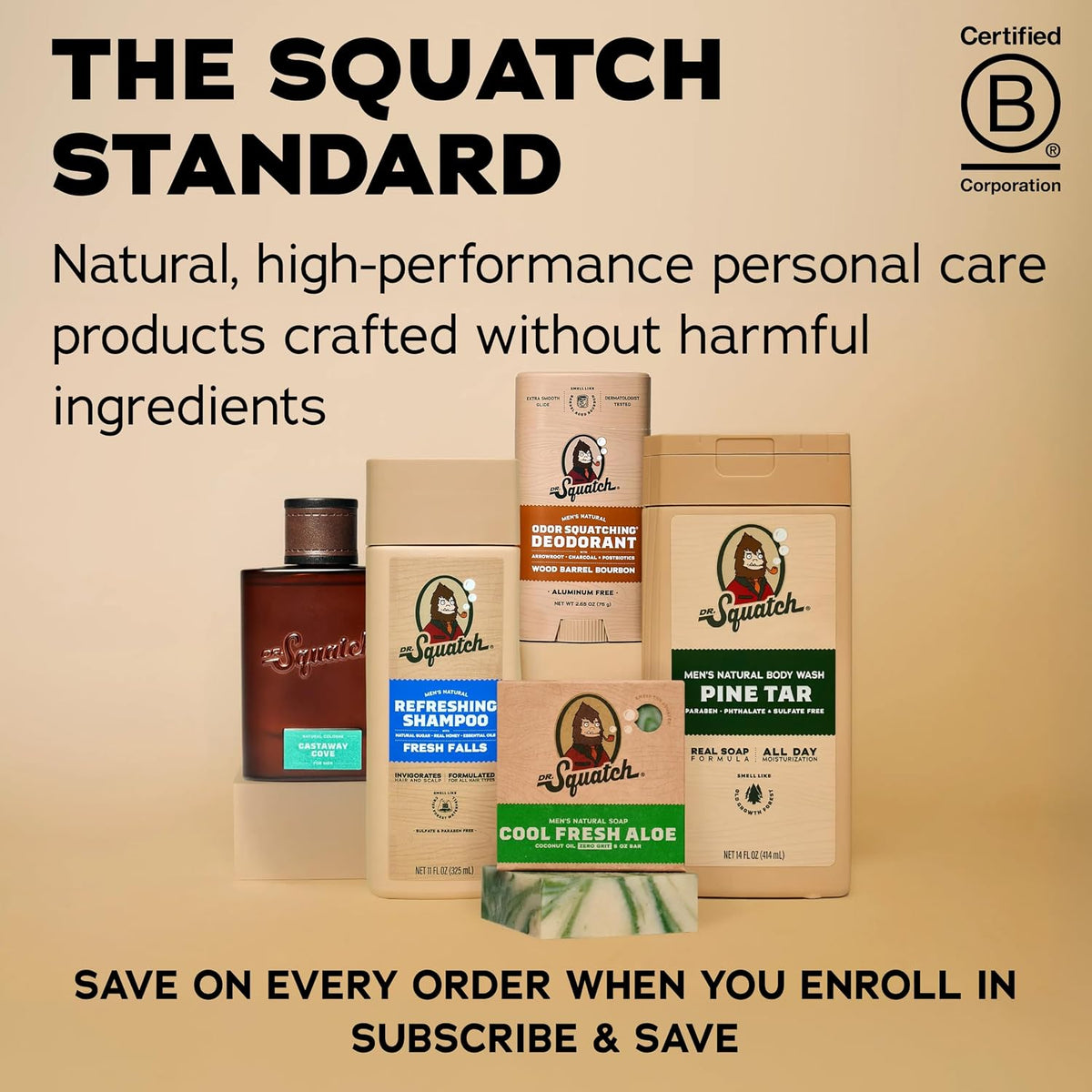 Natural Cologne for Men, Midnight Birch Men&