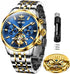 Automatic Men Watches Mechanical Luxury Self Winding Wrist Watch Stainless Steel Waterproof Wrist Watches