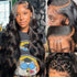 13X6 Body Wave Lace Front Wigs Human Hair 30 Inch HD Transparent 220% Density Glueless Wigs Human Hair Pre Plucked with Baby Hair for Black Women