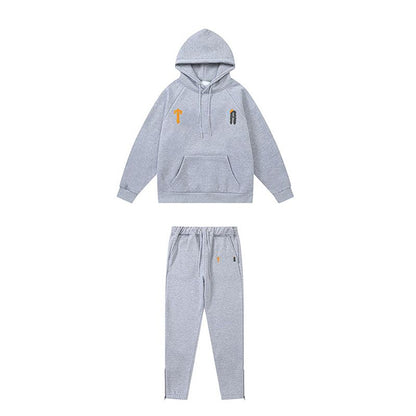 Mens Tracksuits Trousers Shooters Set Designer Hoodies Streetwear Sweatshirts Sports Suit Embroidery Plush Letter Decoration Thick Hoodies Men Pants