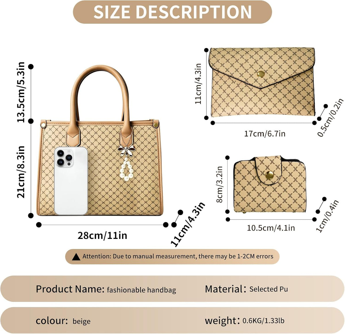 Womens Purses and Handbags, Top Handle Satchel Shoulder Tote Bag