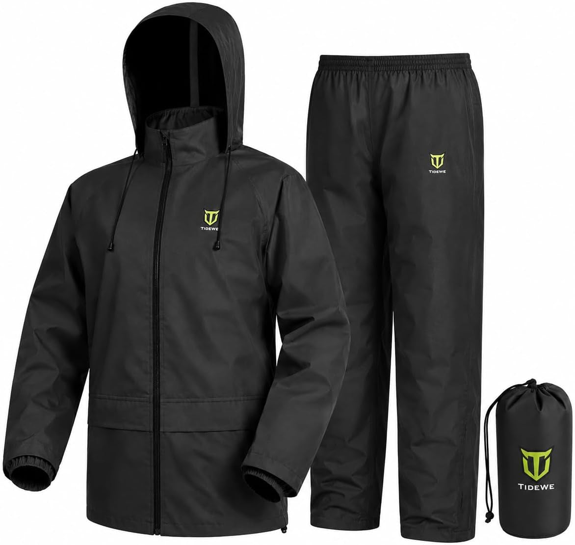 Rain Suit for Men, Waterproof Lightweight 2-Piece Rain Gear