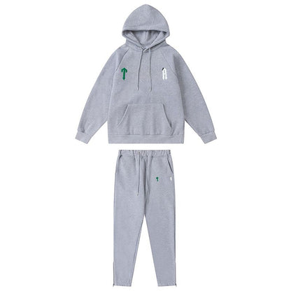 Mens Tracksuits Trousers Shooters Set Designer Hoodies Streetwear Sweatshirts Sports Suit Embroidery Plush Letter Decoration Thick Hoodies Men Pants