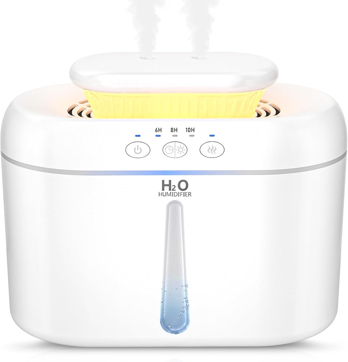 Humidifiers for Bedroom, 2L Top Fill Tank, 30H Runtime l Mist