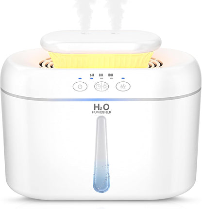 Humidifiers for Bedroom, 2L Top Fill Tank, 30H Runtime l Mist