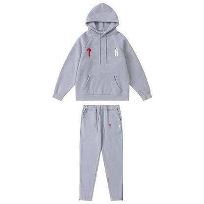 Mens Tracksuits Trousers Shooters Set Designer Hoodies Streetwear Sweatshirts Sports Suit Embroidery Plush Letter Decoration Thick Hoodies Men Pants