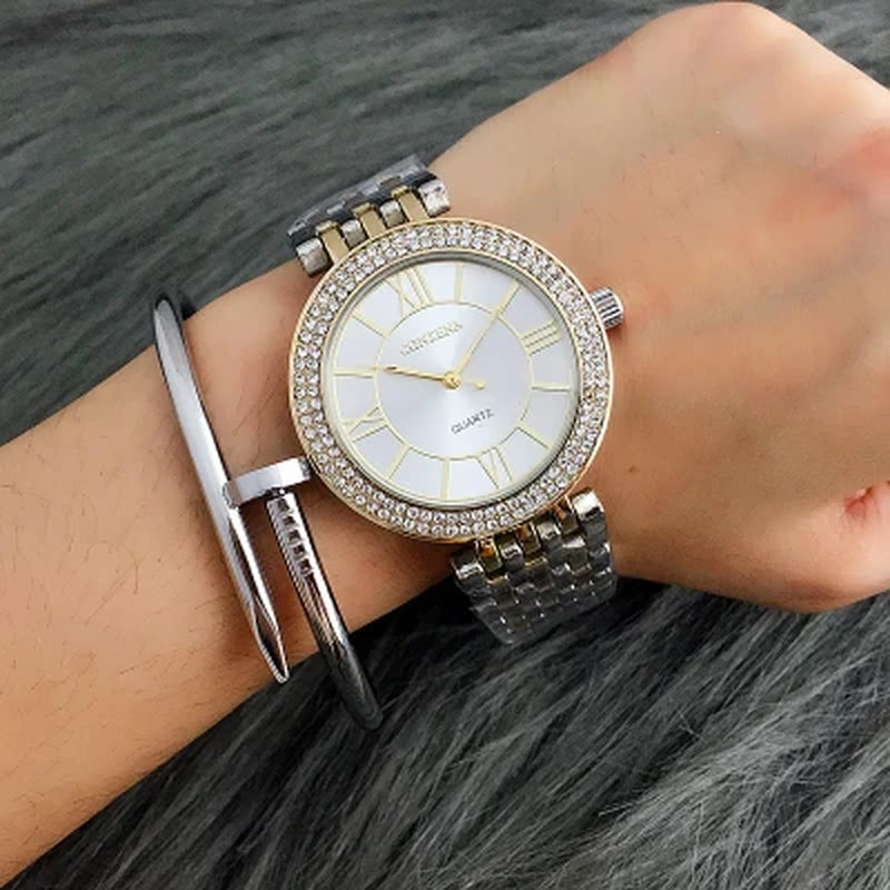 CONTENA Fashion Silver Women Watches Stainless Steel Women&