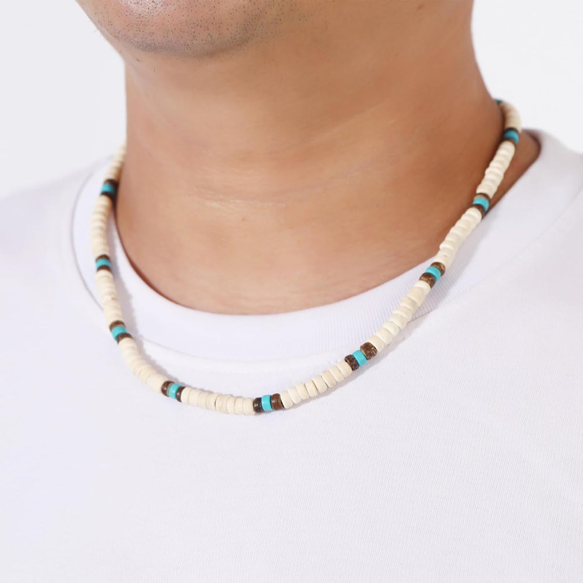 Puka Shell Necklace Men Summer Surfer Necklace Seashell Necklaces for Women Beach Necklaces for Men Beach Jewelry
