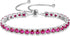 Birthstone Bracelet Jewelry for Women Sterling Silver Tennis Bracelet Classic Bolo Adjustable Chain Fine Jewelry Anniversary Birthday Gifts for Women Mom Wife Her