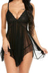 Women Lingerie Lace Babydoll V Neck Sexy Sleepwear Strap Chemise