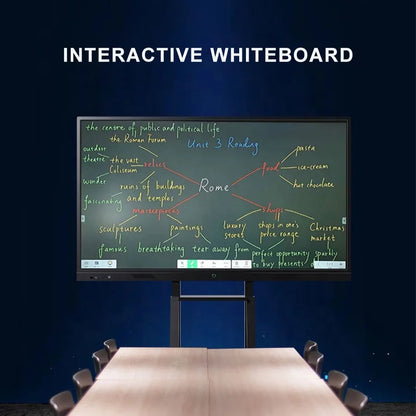 55 65 75 85 100 110 Inch Touch Screen TV Education Flat Panel Whiteboard Smart Interactive Display
