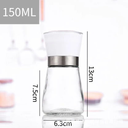 Manual Salt Pepper Mill Grinder Seasoning Bottle Spice Grinding Containers Adjustable Mill Shakers Kitchen Gadgets