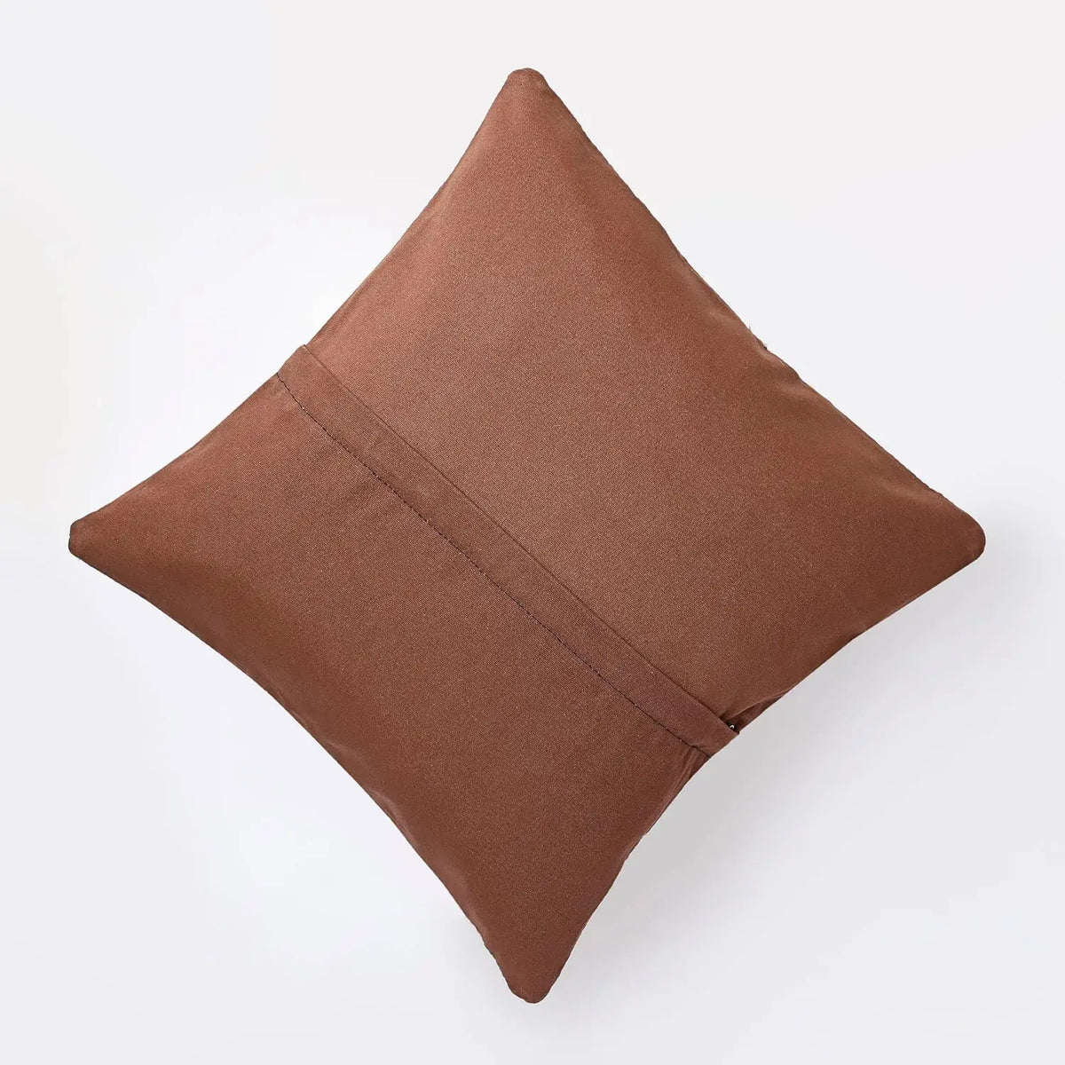 100% Cotton Canvas Cushion Covers Handmade Cowhide Leather Patchwork Lining Square 18\"x18\"