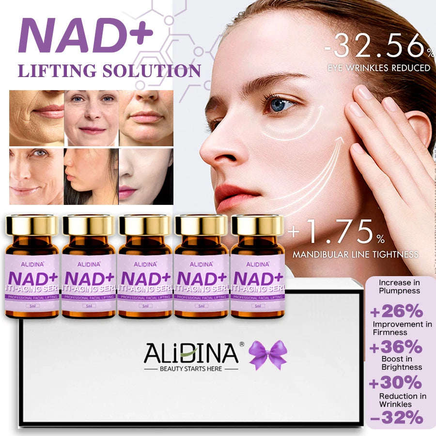 NAD Plus PDRN Ampoule Serum Niacinamide Collagen Anti Aging Skin Regenerator