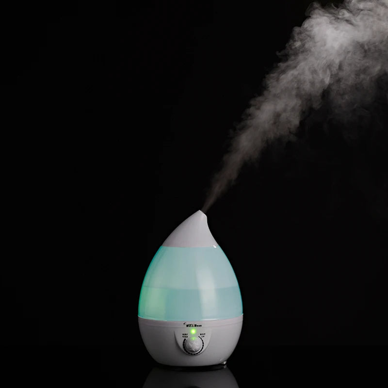 Water Drop Shape Cool Mist Aromatherapy Diffuser Ultrasonic Air Humidifier