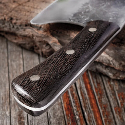 5CR15 Handmade Chopping Cleaver Butcher Knife High Carbon Steel Kitchen Chef Knife Sets Forged Blade Cooking Knives Set Cleaver