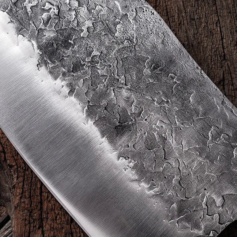 5CR15 Handmade Chopping Cleaver Butcher Knife High Carbon Steel Kitchen Chef Knife Sets Forged Blade Cooking Knives Set Cleaver