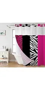 4-Piece Checkered Gingham Retro Waterproof Shower Curtain Set Non-Slip Bath Rug 12 Hooks Soft Fabric for Bathroom Use