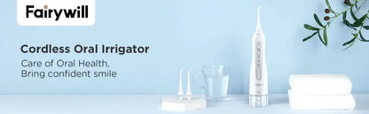 Fairywill Electric Sonic Toothbrush &amp; Water Flosser USB Charge Waterproof 5 Modes 3 Brush Heads Toothbrushes Teeth Cleaner