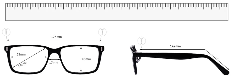 ZENOTTIC L Size Titanium Alloy Prescription Glasses Trend Square Unisex Anti Blue Light Progressive/Photochromic Optical Eyewear